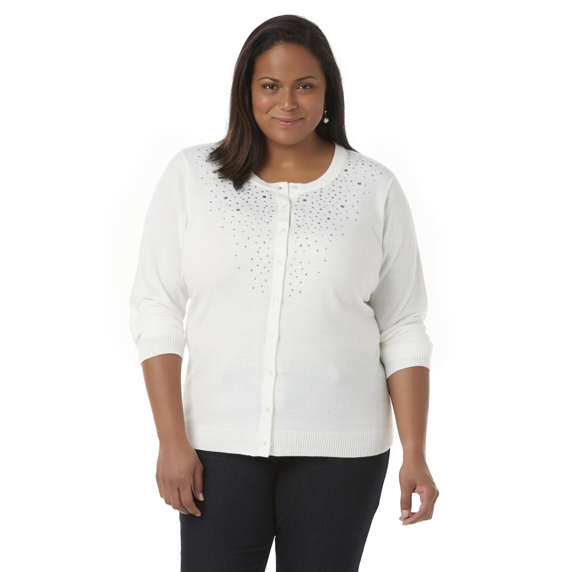 Womens Button Front Cardigan