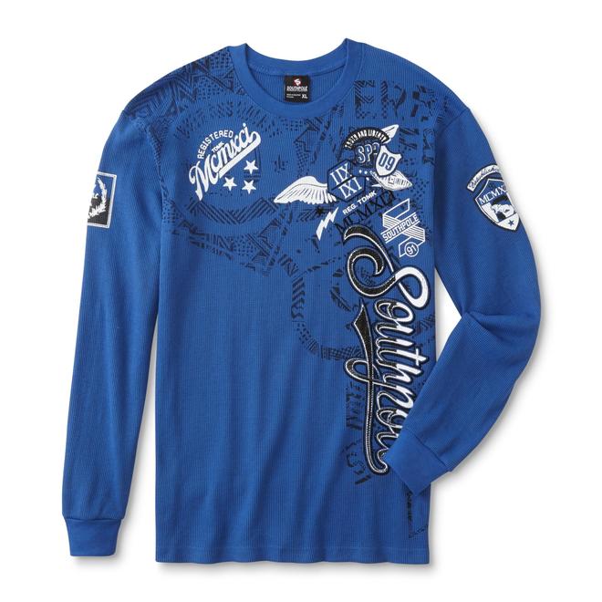 Southpole Young Men's Thermal Graphic Shirt Logo