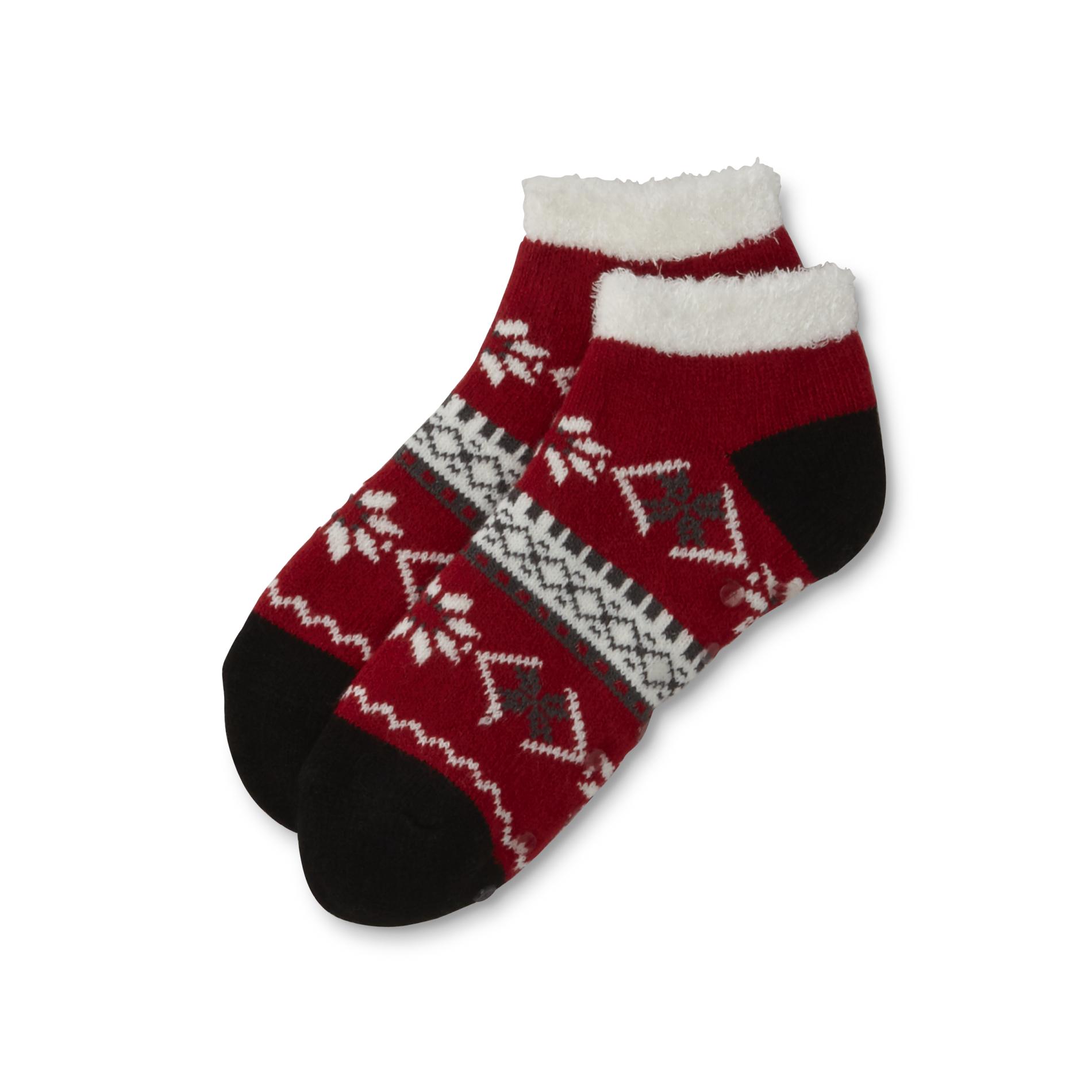 Womens Knit Slipper Socks