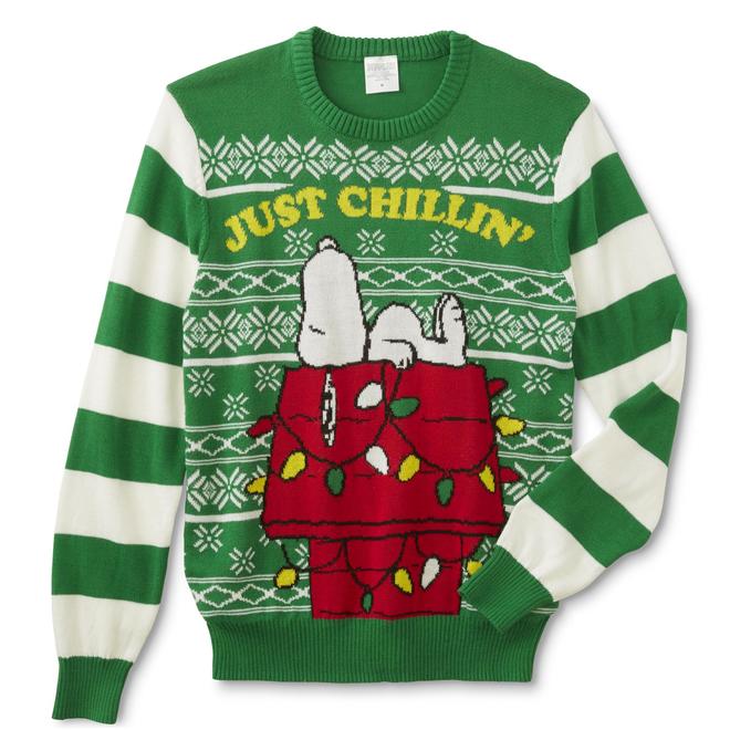 mens snoopy christmas sweater
