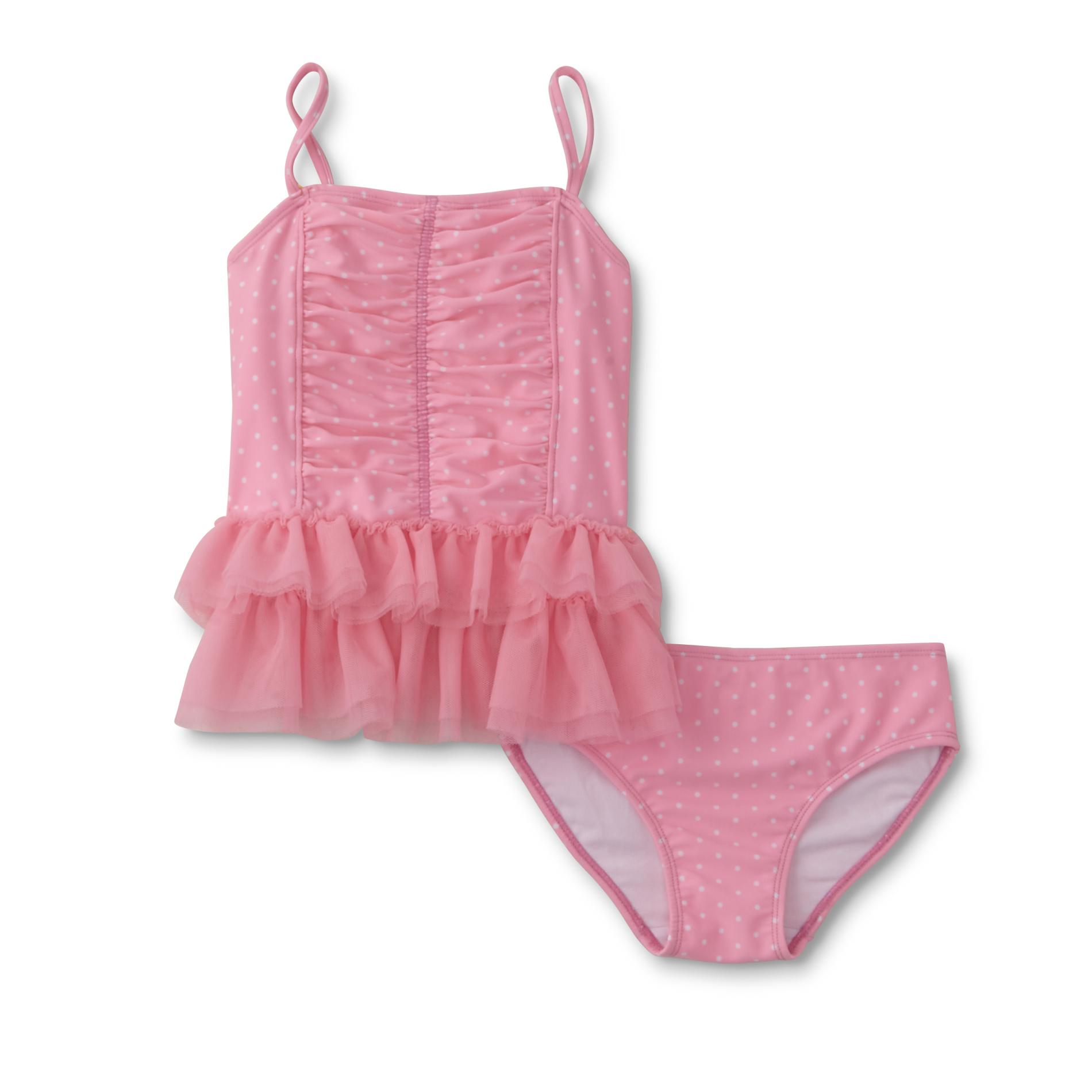 Joe Boxer Toddler Girls' Ruched Bikini Top & Swim Bottoms Dot Shop Your Way Online Shopping