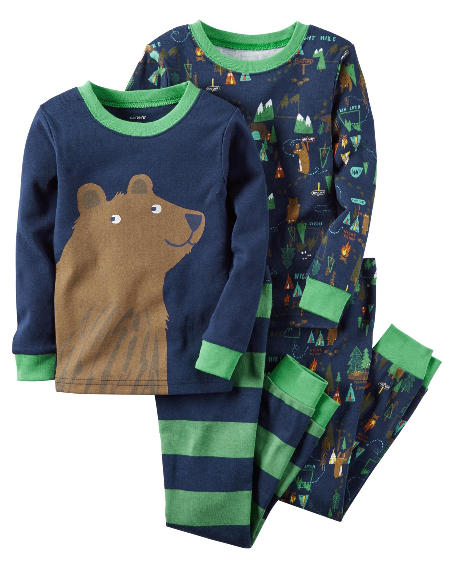 Carter’s® Infant & Toddler Boys' 2Pairs Pajamas Bear Camping Shop