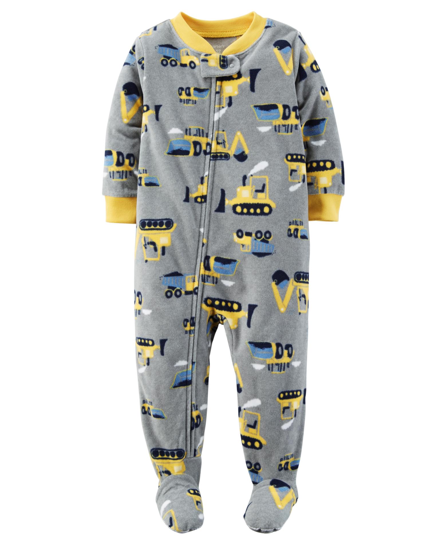 Carter’s® Infant & Toddler Boys' Fleece Sleeper Pajamas Construction