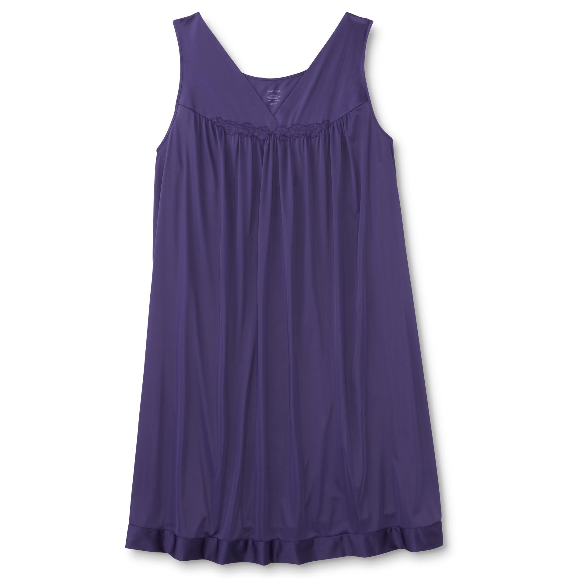 Women's Plus Sleeveless Nightgown