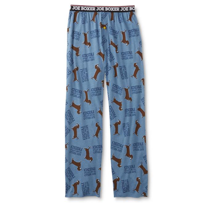 Joe Boxer Men's Knit Pajama Pants Dachshund