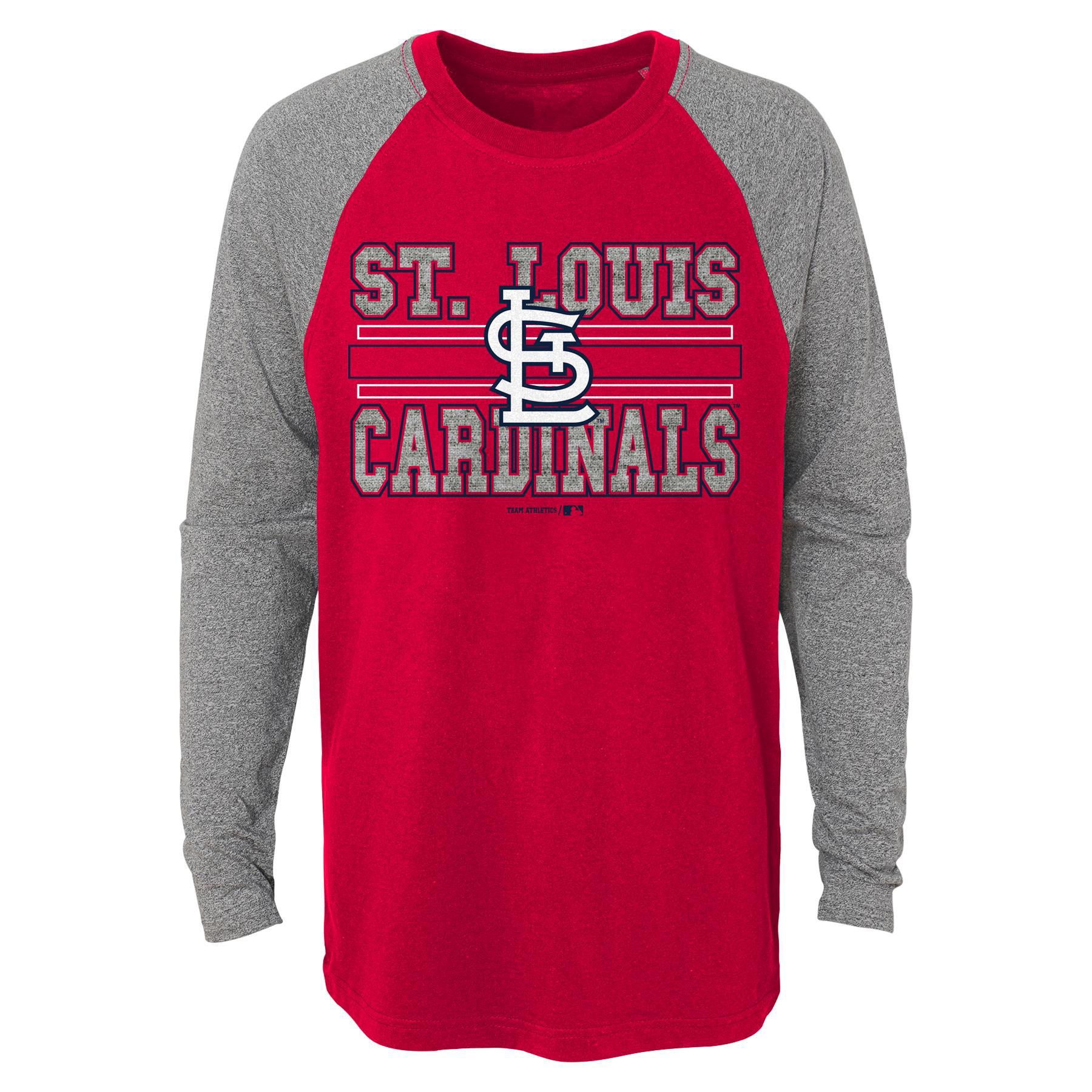 MLB Boys&#39; Long-Sleeve T-Shirt - St. Louis Cardinals | Shop Your Way: Online Shopping & Earn ...