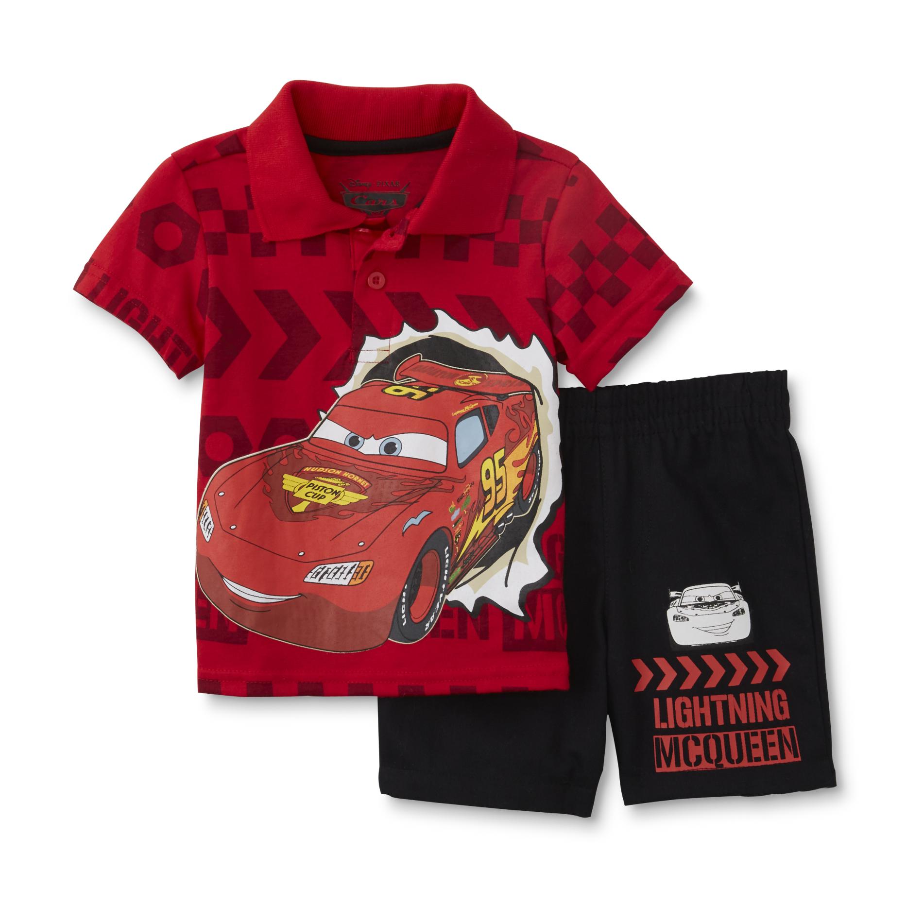 Disney Cars Infant & Toddler Boys' Polo Shirt & Shorts