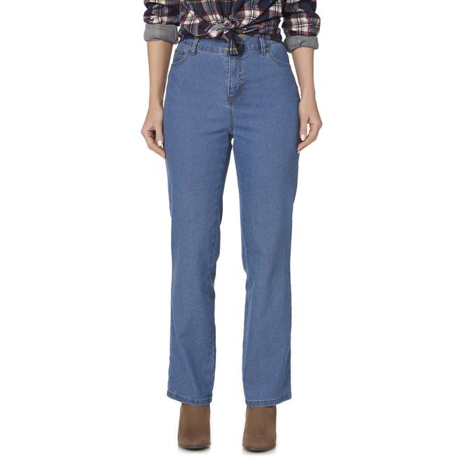 Basic Editions Basic Editions Women's Straight Leg Jeans