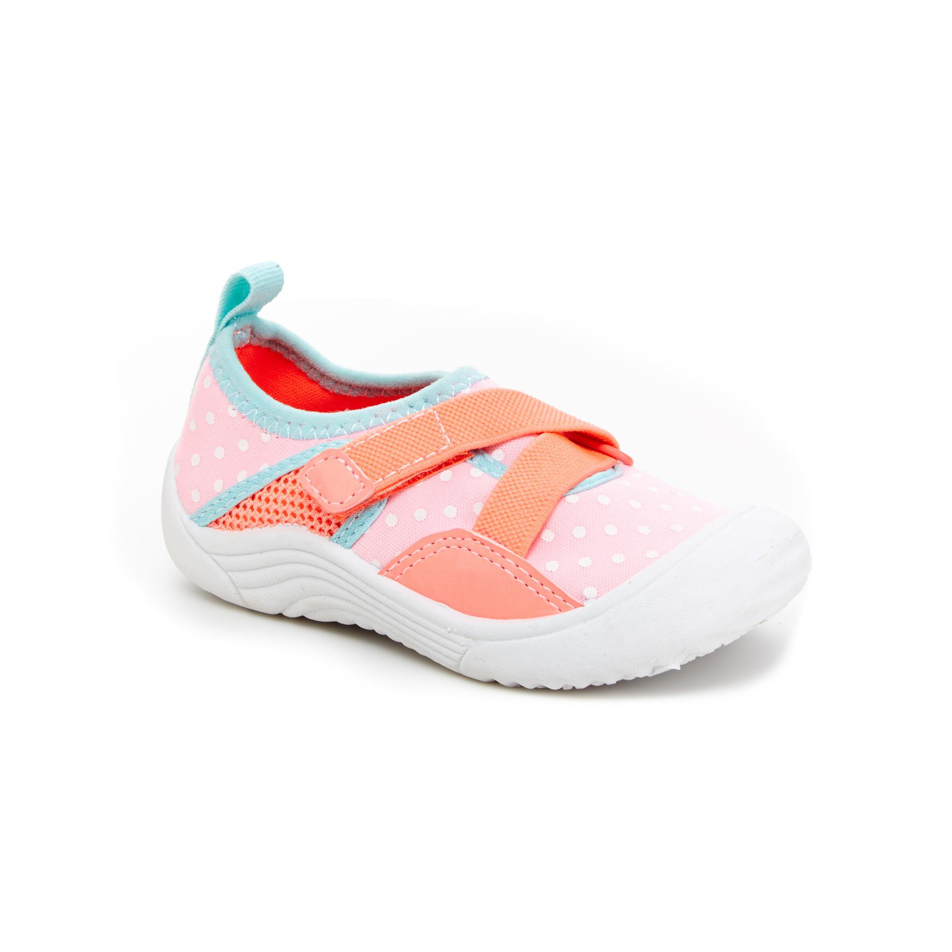 Carter's Toddler Girls' Pink/Orange/Blue/Polka Dot Water Shoe Shop