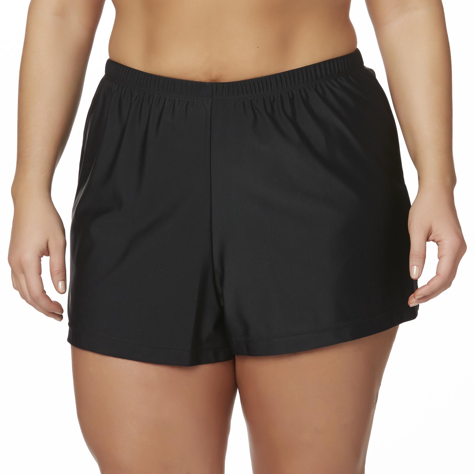 Jaclyn Smith Women's Plus Swim Shorts