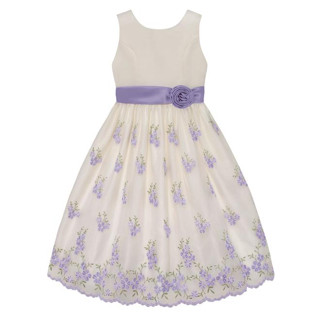 American Princess Girls' Embroidered Occasion Dress