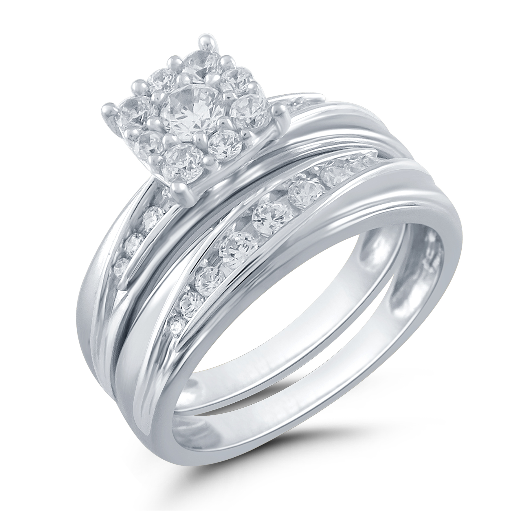 Tradition Diamond 10K White Gold .50 CTW Bridal Set Shop