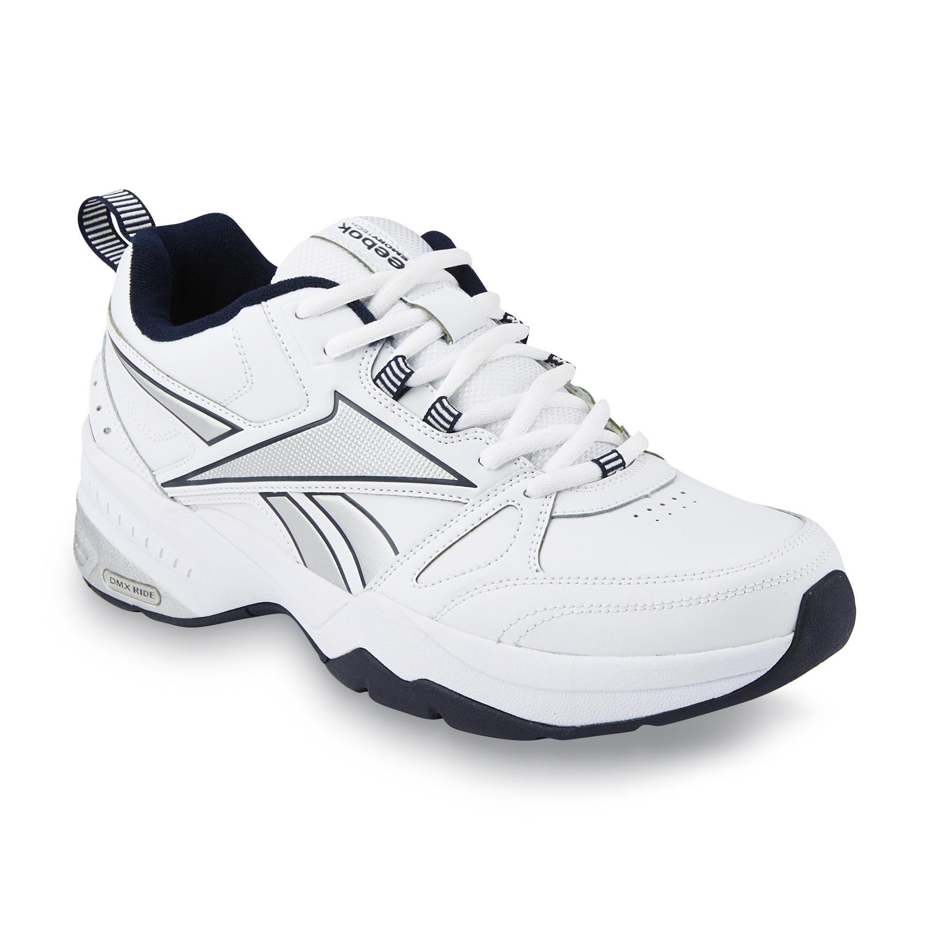 Reebok Men's Royal Trainer Athletic Shoe White/Navy Wide Width Avail