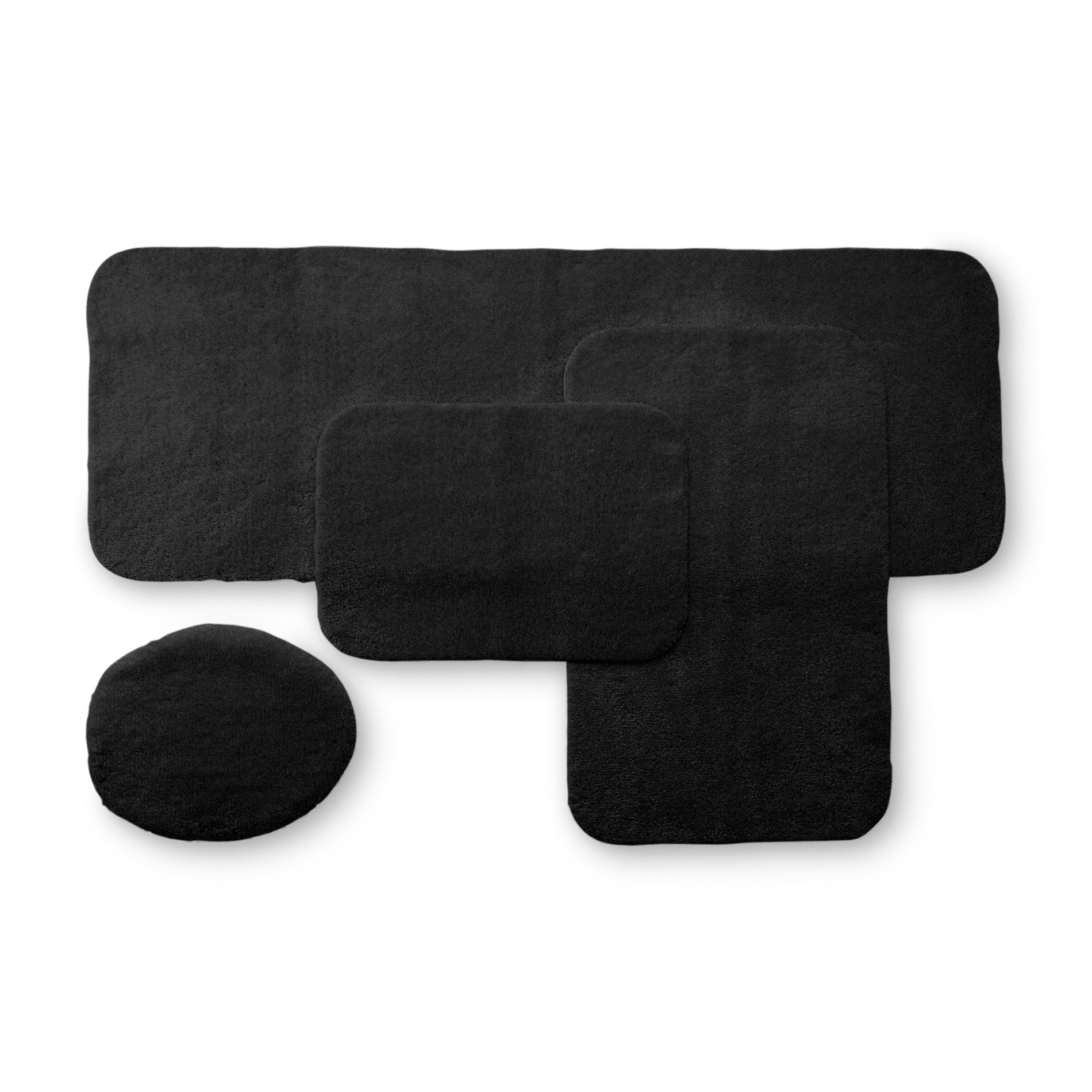 Black Bath Rugs Mats Kmart