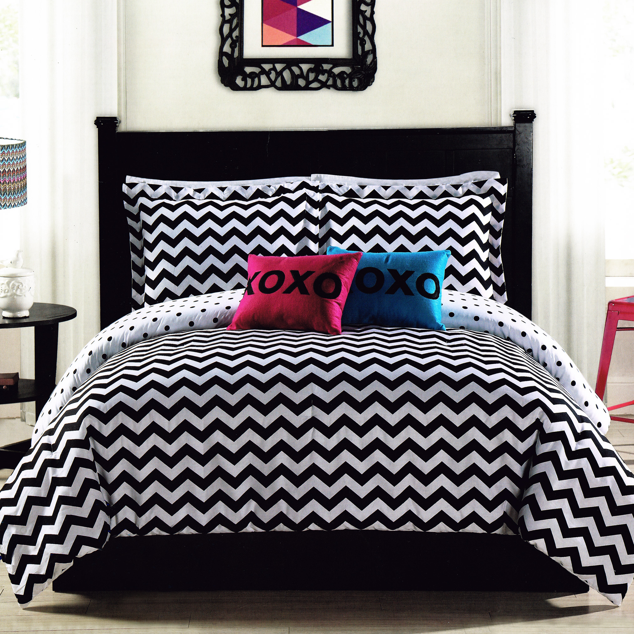 Bed Threads Chevron Stroll forter Set with Sham s Home Bed