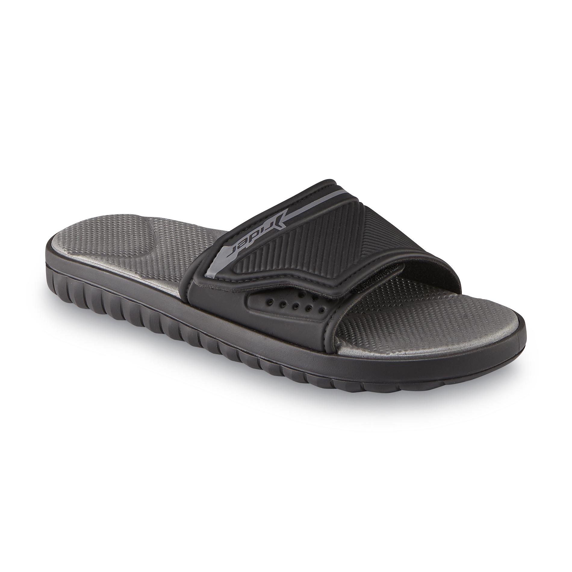 Rider Sandals Men's Tour Black Athletic Slide Sandal Shop Your Way