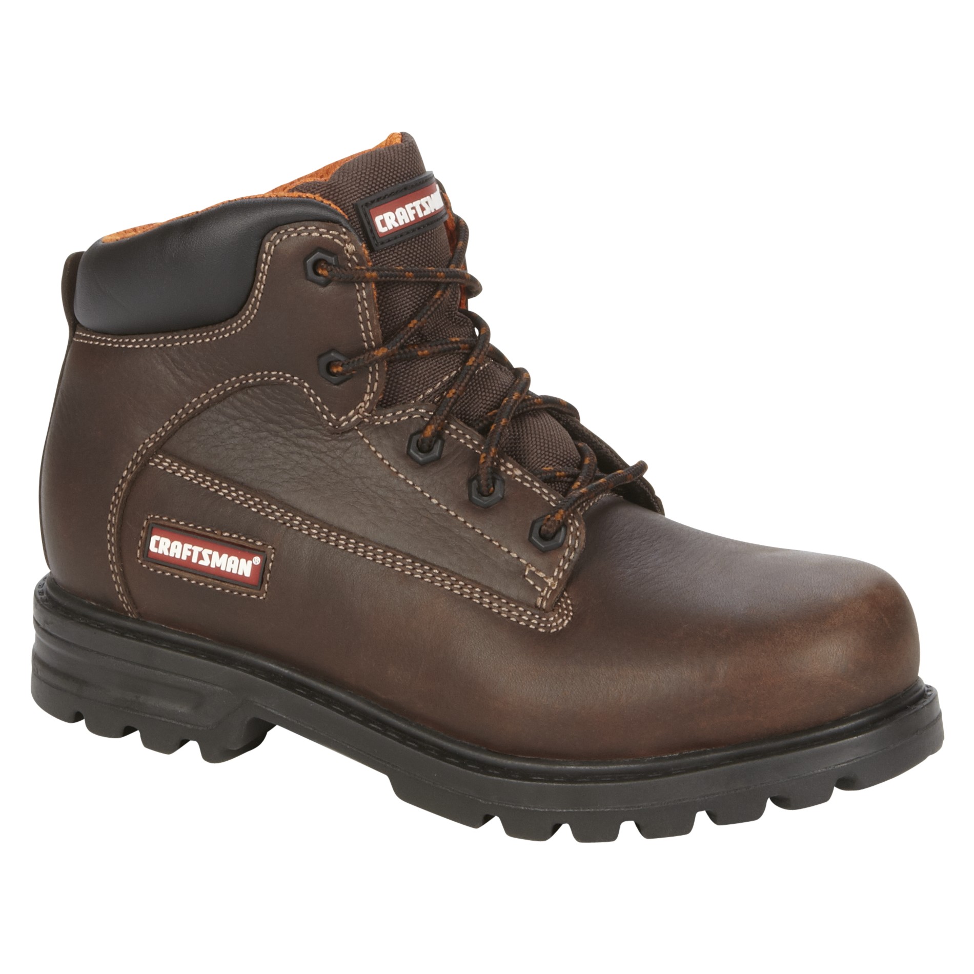 Craftsman Men's Kahn Soft Toe Leather Work Boot - Brown ...