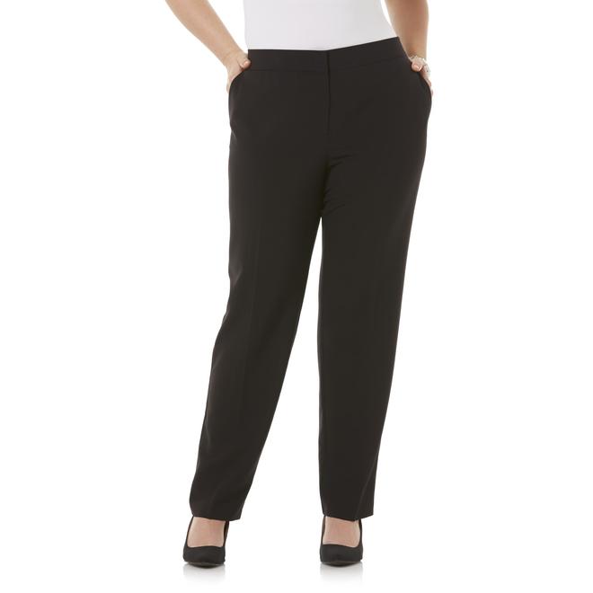 Jaclyn Smith Women's Plus Dress Pants Clothing, Shoes & Jewelry Clothing Women's Clothing