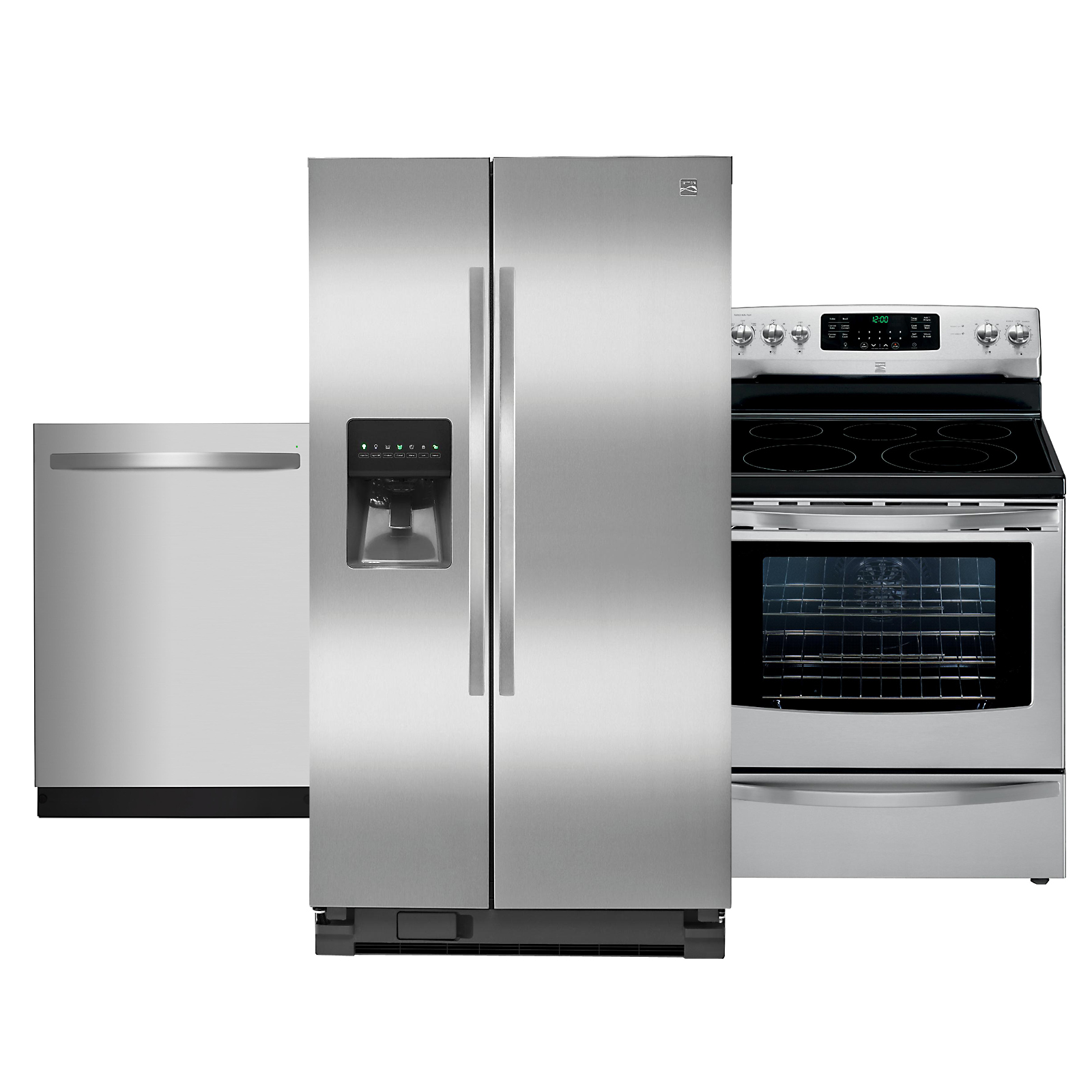Kenmore Kenmore 3 Piece Kitchen Suite - Stainless Steel ...