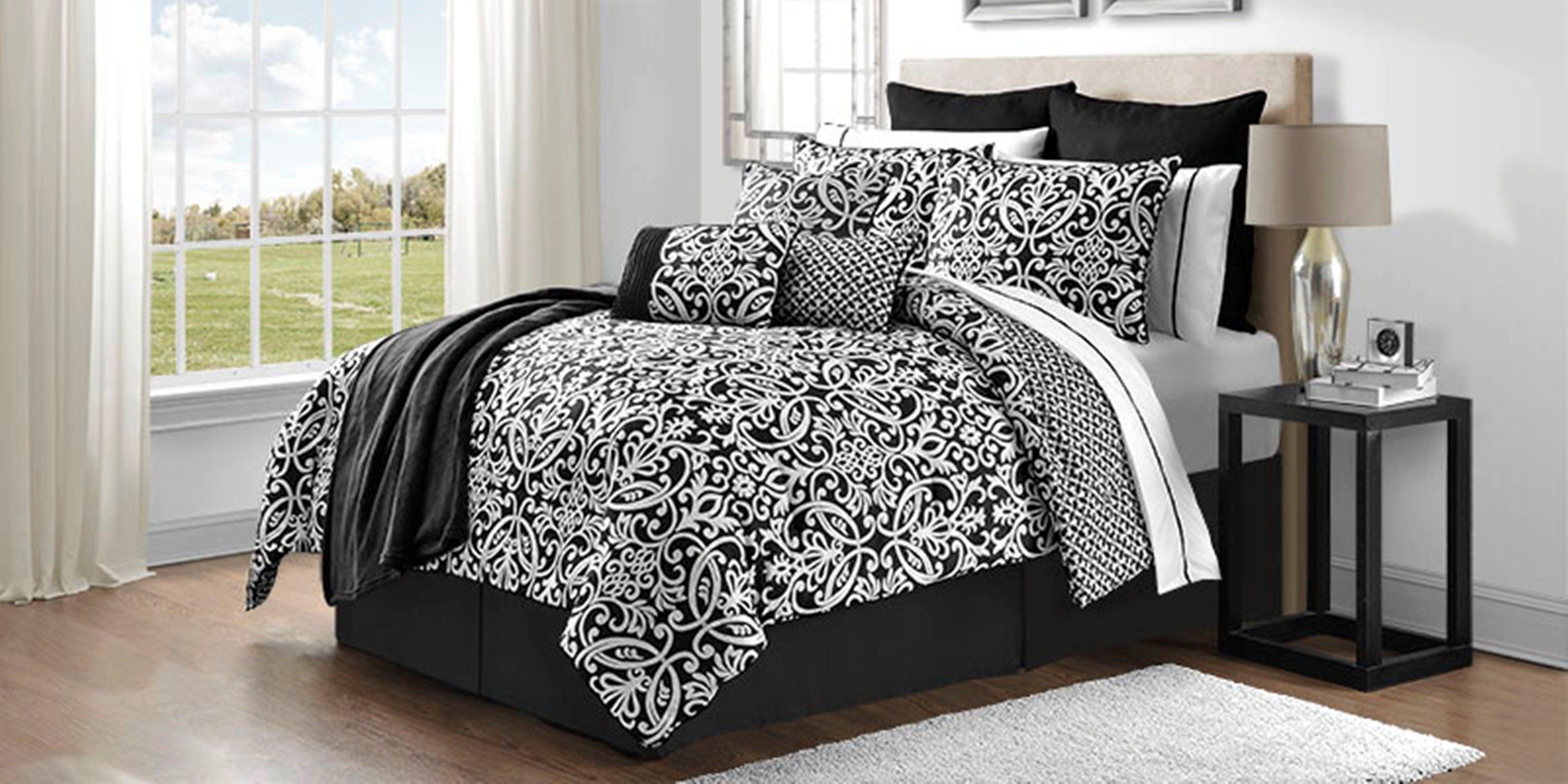 The Great Find Mason 16 Piece Bedding Set Damask Print Home