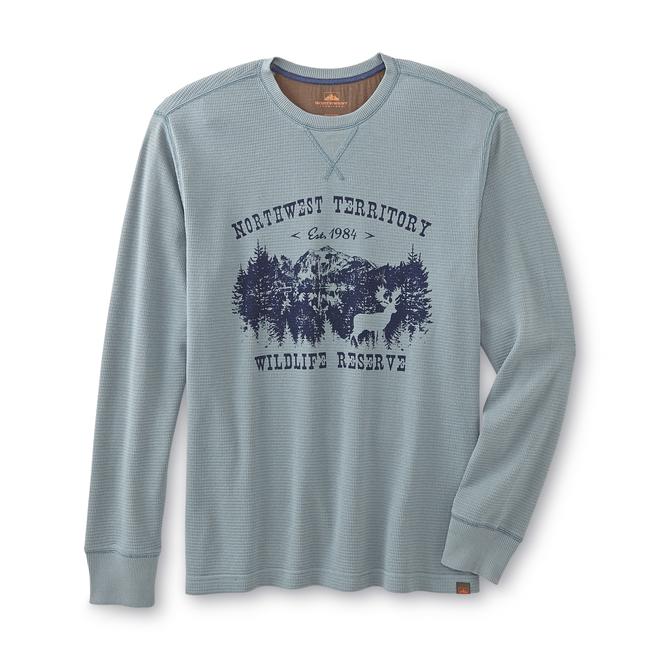 Northwest Territory Men's LongSleeve Thermal Graphic Shirt Wildlife