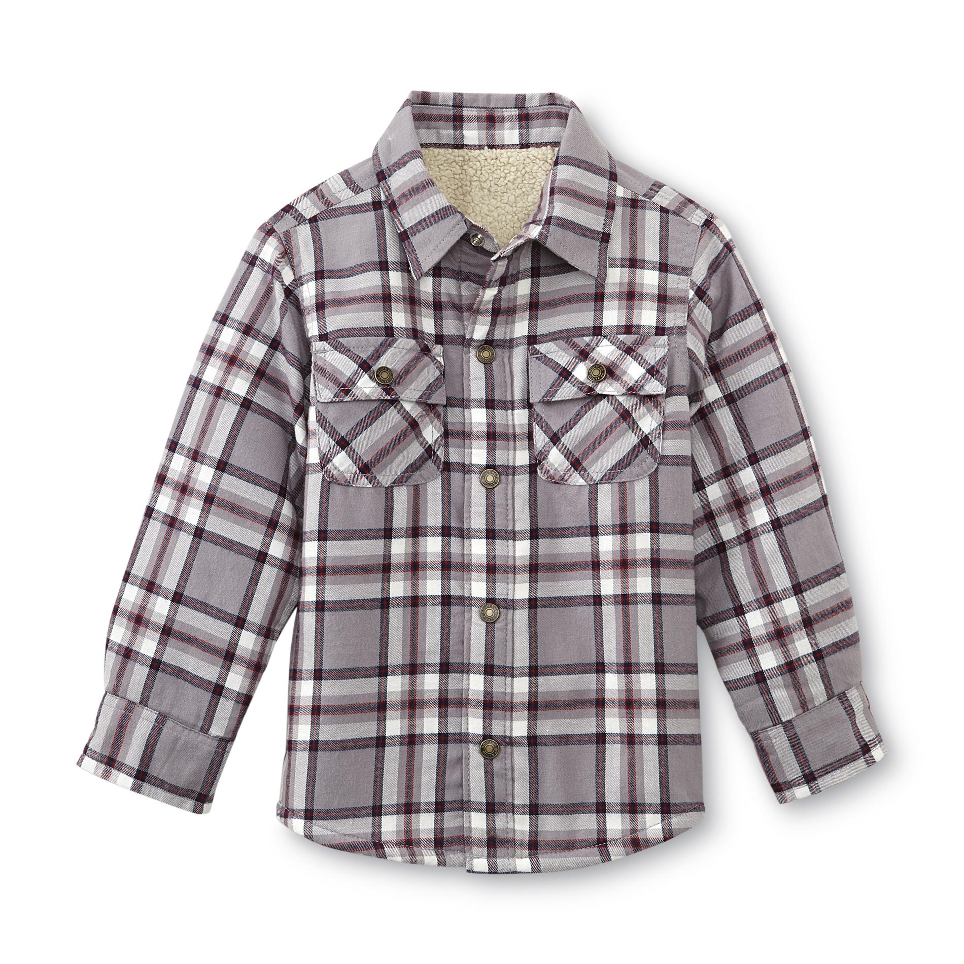 Newborn Boy's Flannel Shirt - Plaid