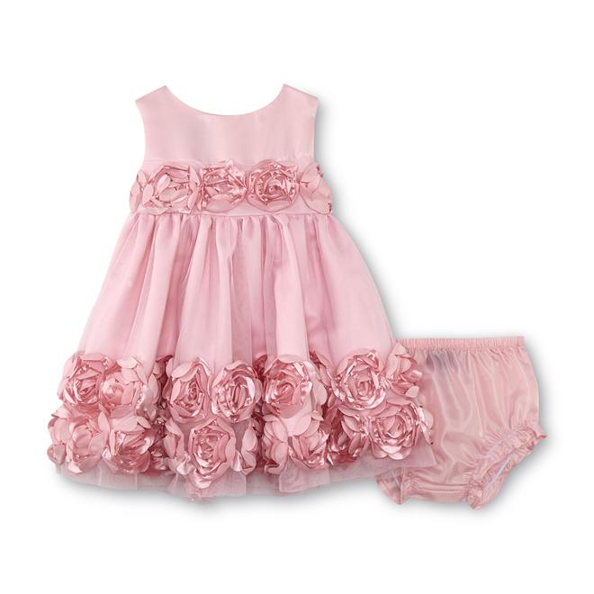 Holiday Editions Newborn Girl's Occasion Dress & Diaper Cover