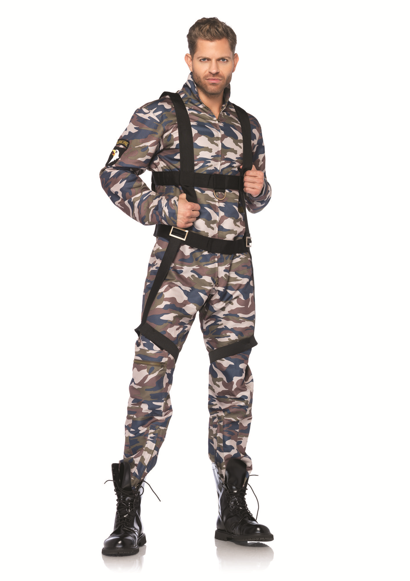 Leg Avenue 2 Piece Paratrooper Costume, Men's, Size: XL, Multi Leg Avenue 2 Piece Paratrooper Costume, Men's, Size: XL, Multi
