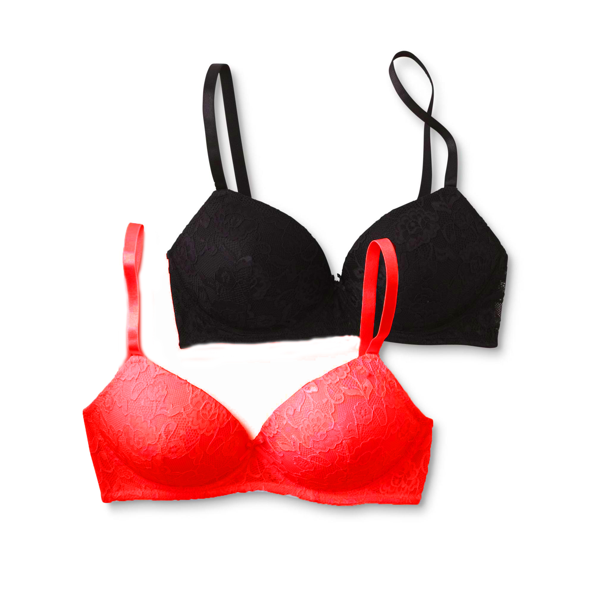 Women's 2-Pack Lace Wire-Free Bras