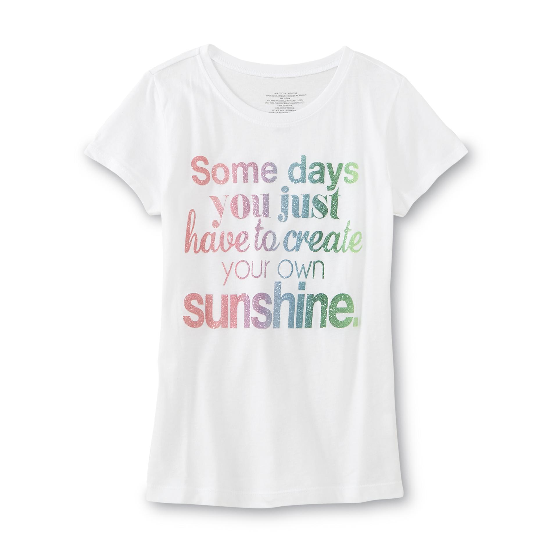 Girl's Graphic T-Shirt - Create Your Own Sunshine