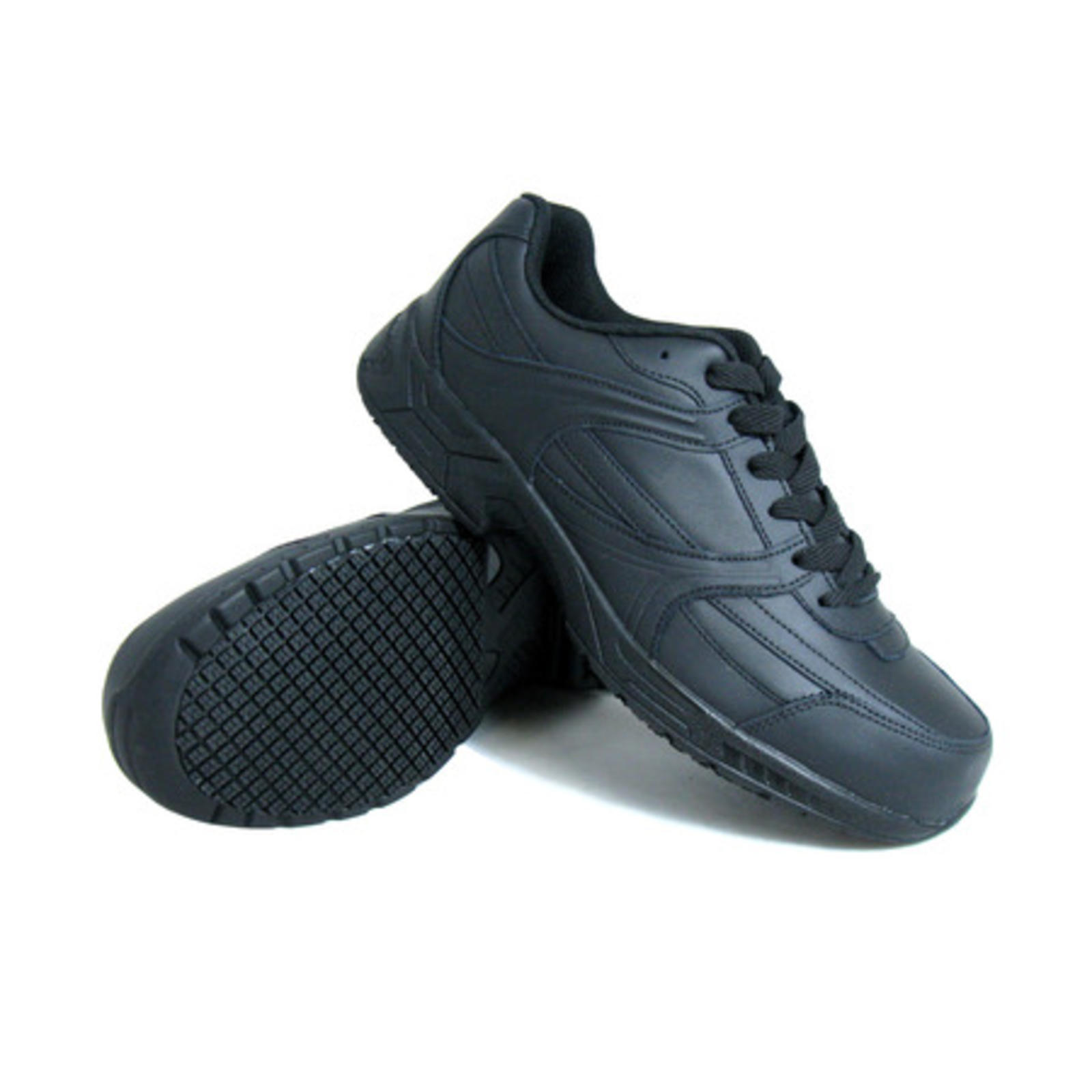 black slip resistant shoes nike