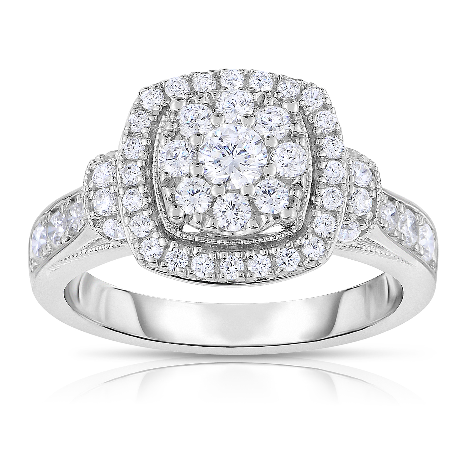 Wrapped In Radiance 10KW 1 CTTW Certified Diamond Round Ring