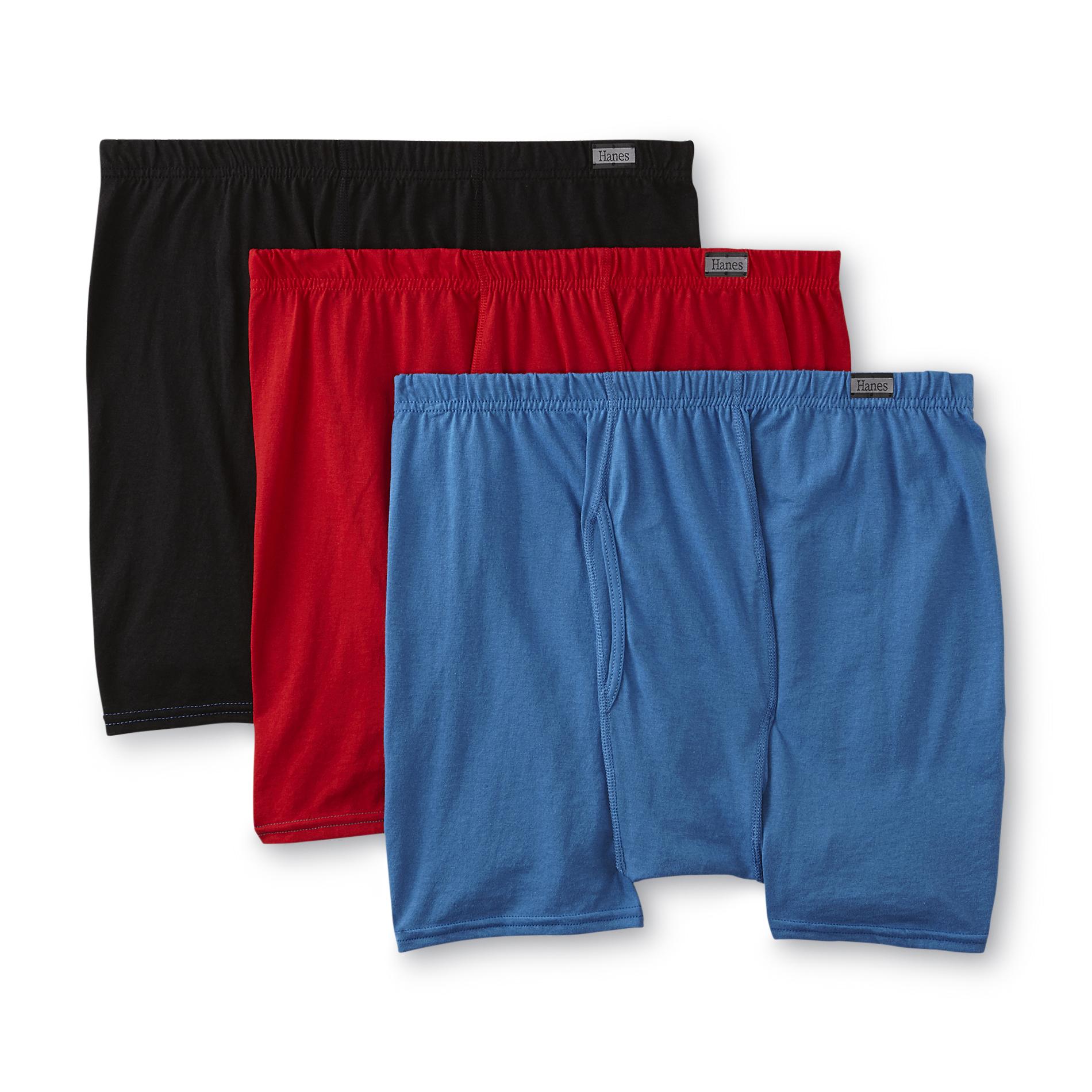 Hanes FreshIQ ComfortBlend Boxer Briefs 4-Pack - Assorted Colors, Size 4XL