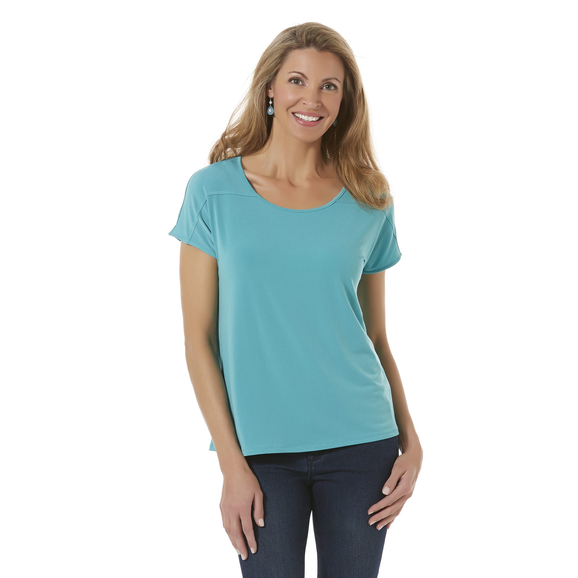 Jaclyn Smith Women's Dolman Sleeve Top Clothing, Shoes & Jewelry
