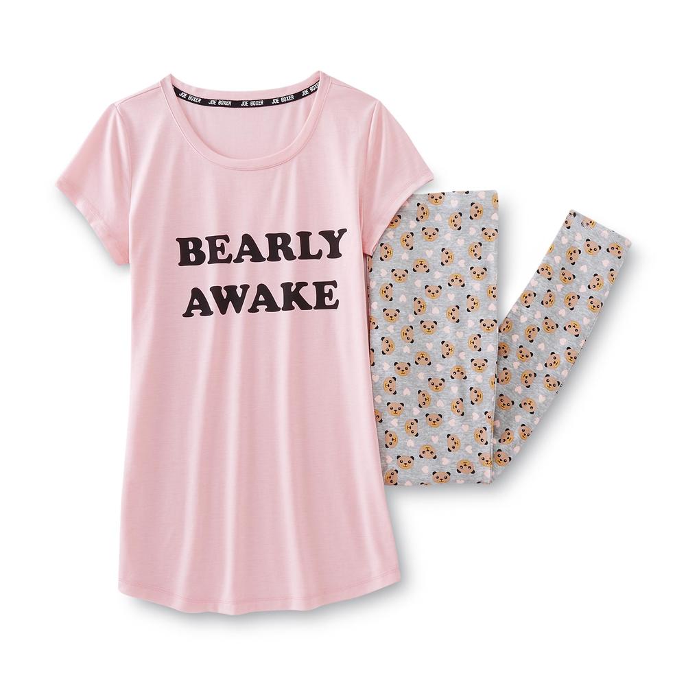 Junior's Sleep T-Shirt & Leggings - Bear