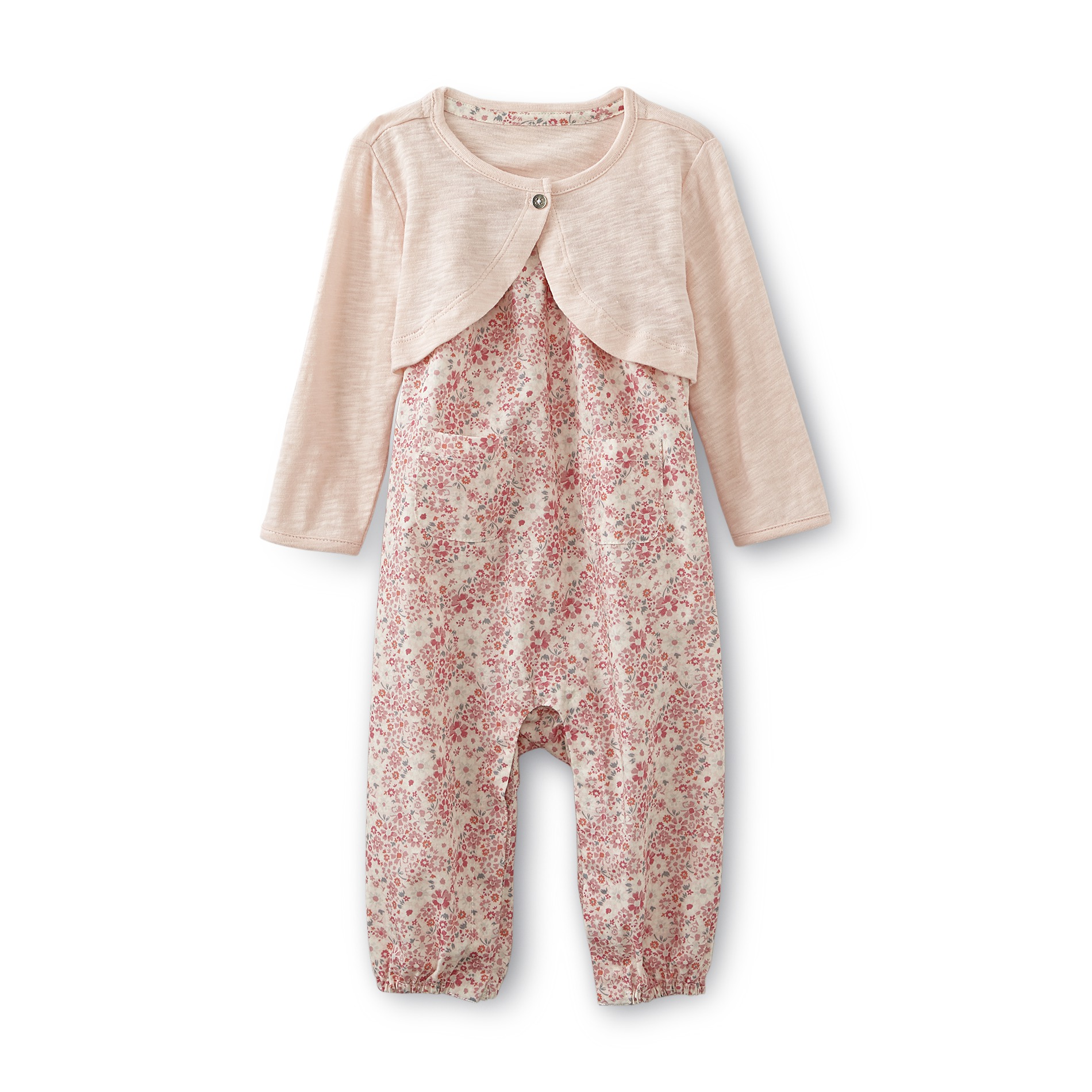 Little Wonders Newborn & Infant Girl's Romper & Sweater Floral