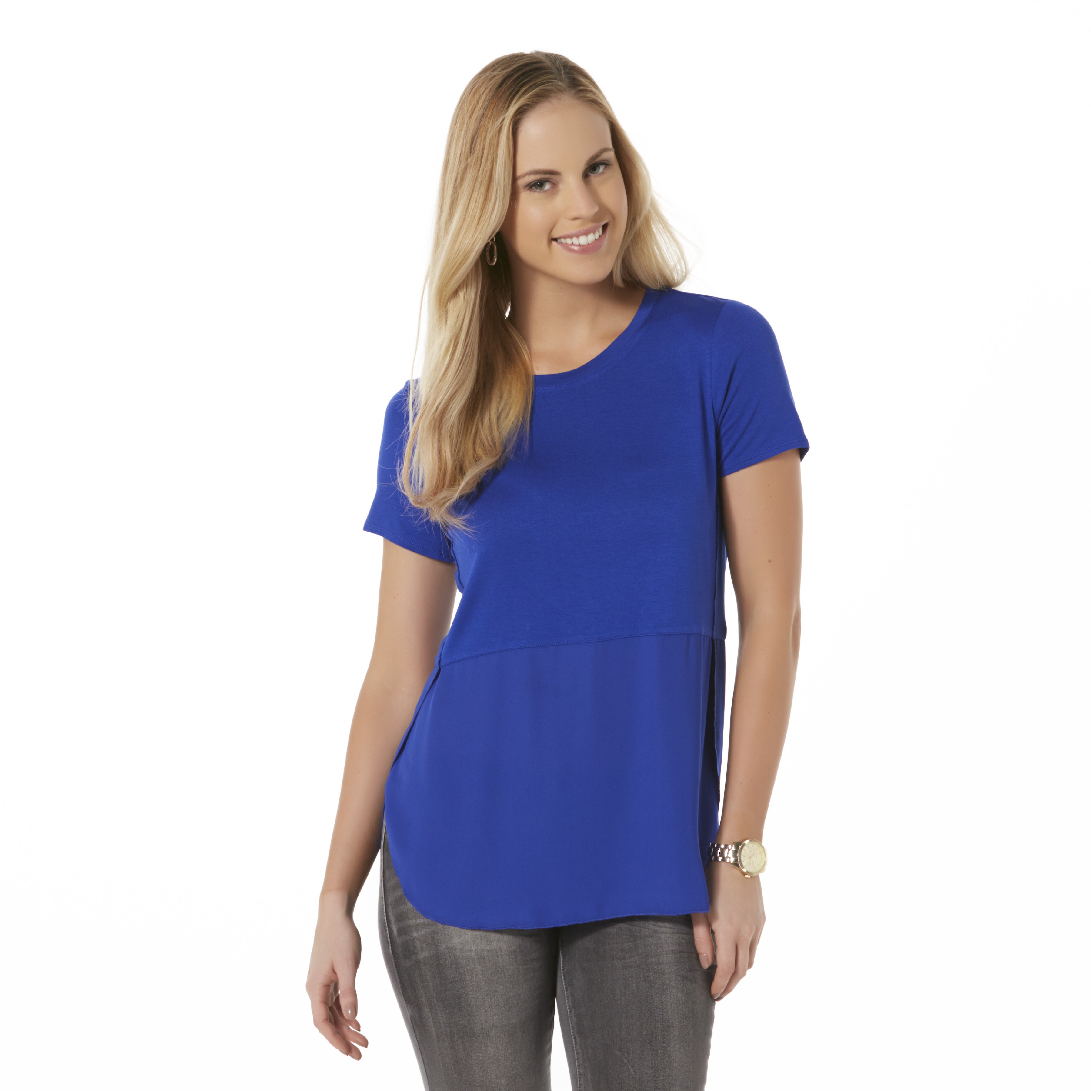 Attention Women's MixedMedia Top