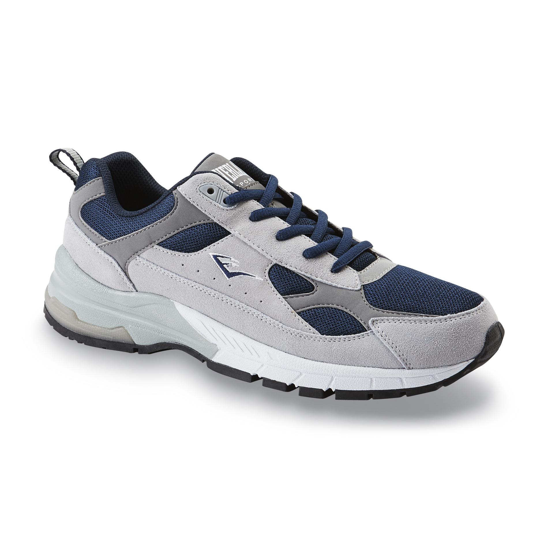Everlast® Sport Men's Lincoln Laceup Wide Athletic Shoe Gray/Navy
