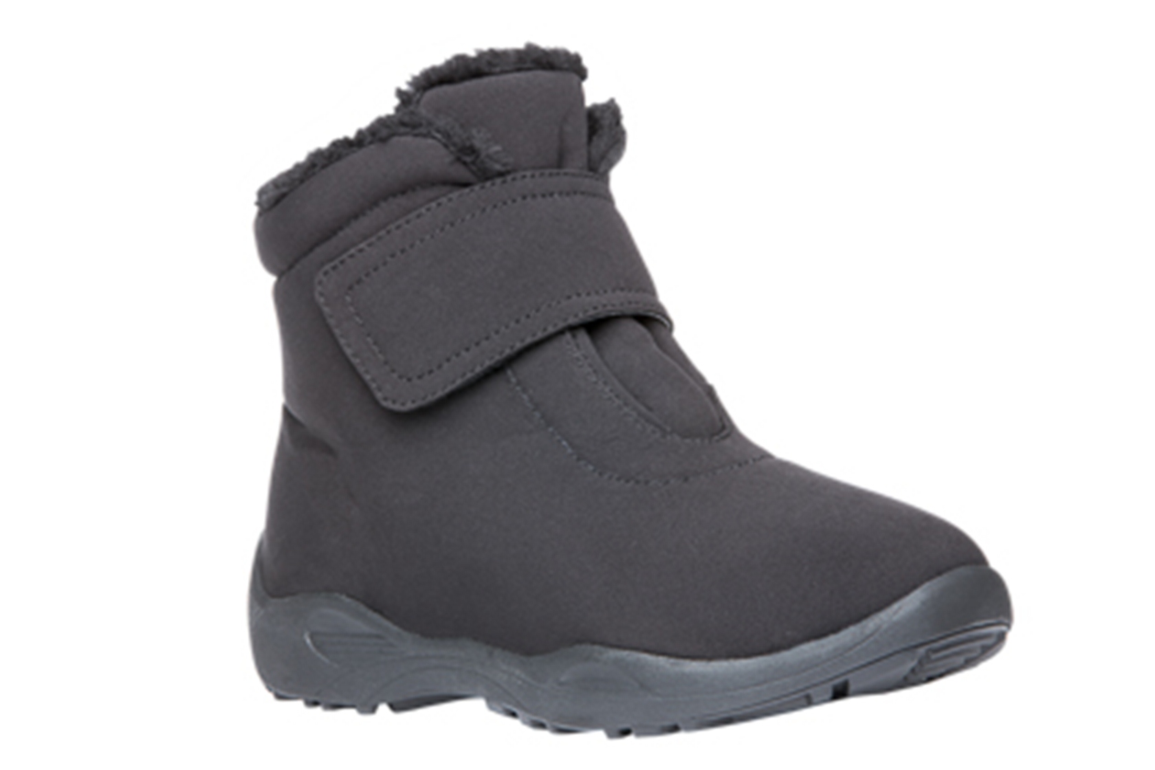 Women's Madison Ankle Strap Black Boot - Wide Widths Available