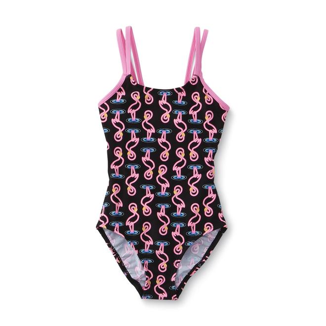Joe Boxer Girl's OnePiece Swimsuit Flamingo Sears