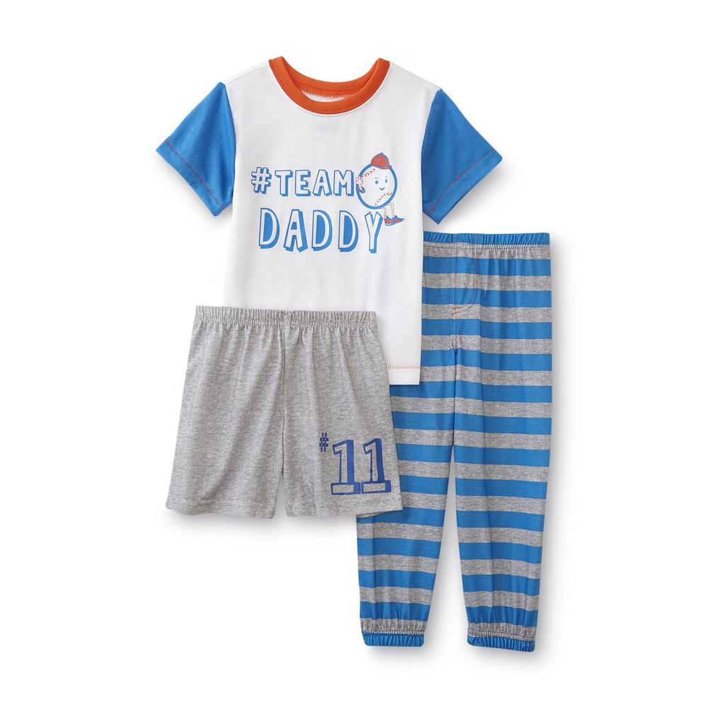 Infant & Toddler Boy's Graphic Pajama T-Shirt, Pants & Shorts - Baseball
