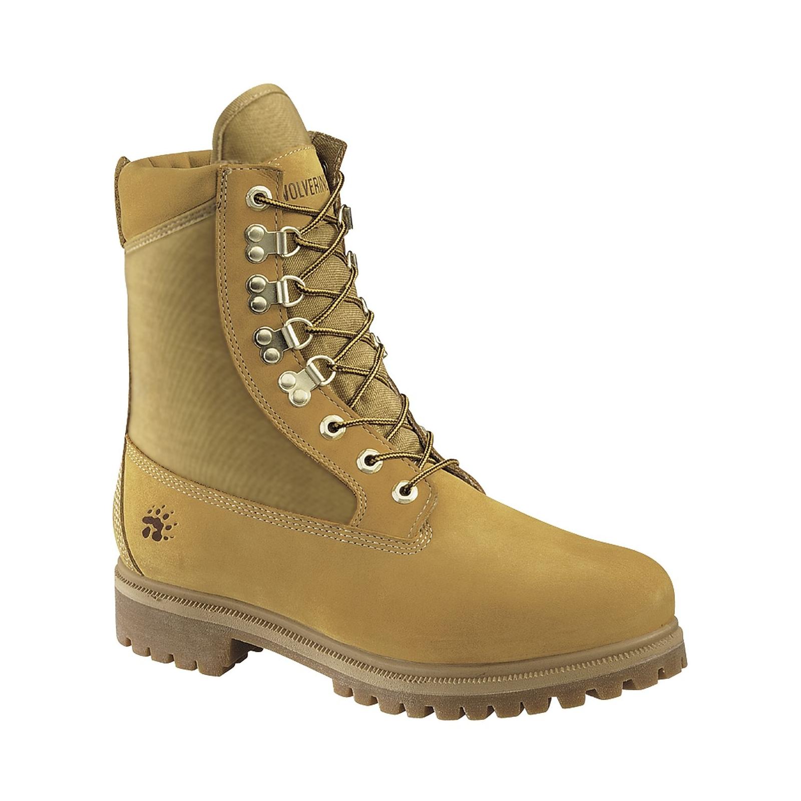 Wolverine Men's 8" Gold Waterproof Insulated Suede Soft Toe Work Boot