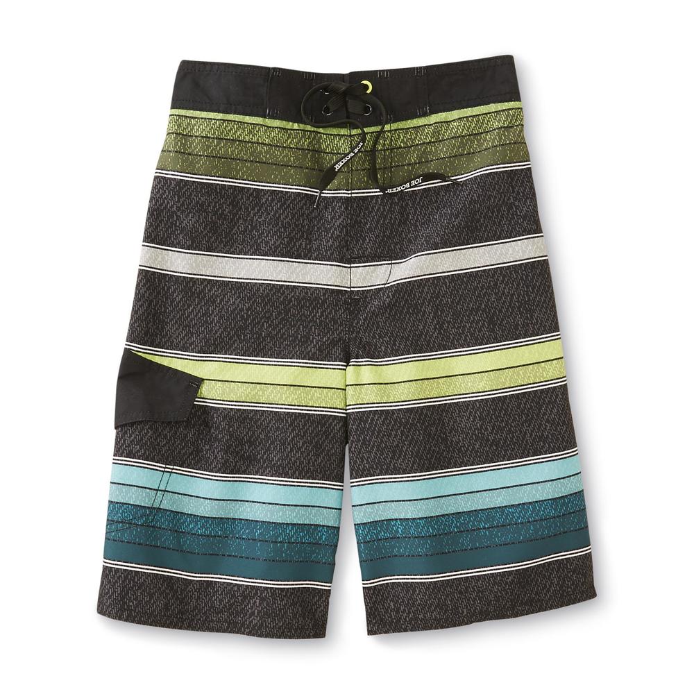 Boy's Swim Boardshorts - Striped