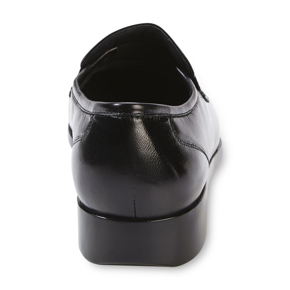 Men's Drew Leather Dress Slip On Loafer Black - Wide Width Available