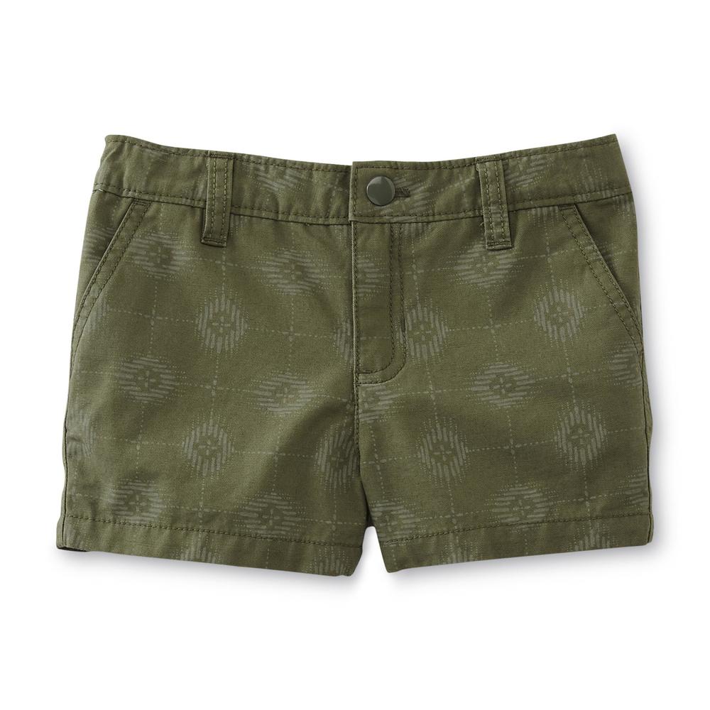 Girl's Twill Shorts - Floral