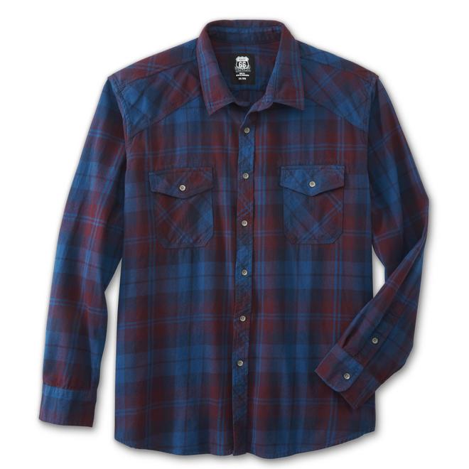 Route 66 Men's Flannel Shirt Plaid Kmart