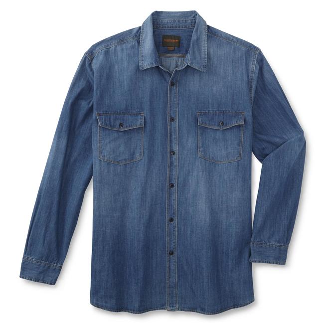 Northwest Territory Men's Big & Tall Denim Shirt Kmart