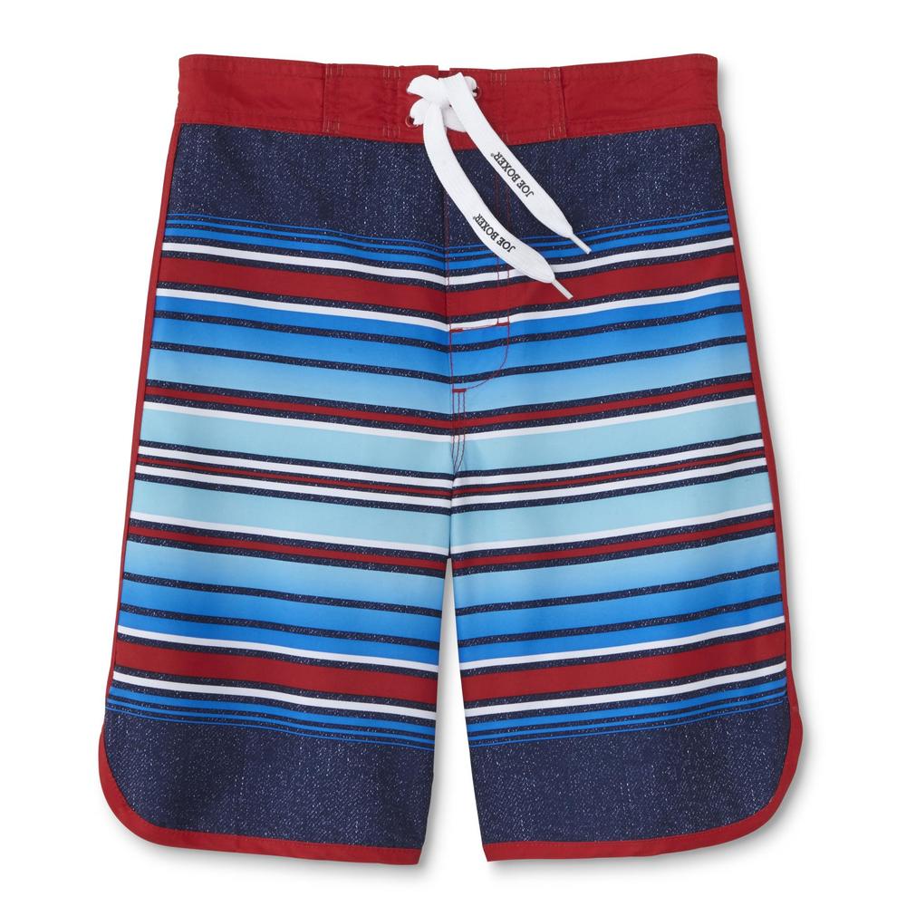 Boy's Swim Trunks - Striped