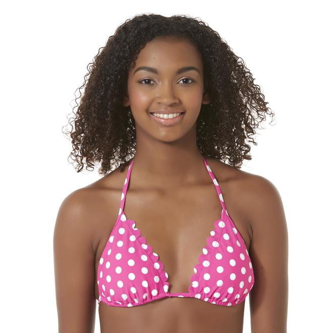 Bongo Junior's String Bikini Swim Top Polka Dot Sears