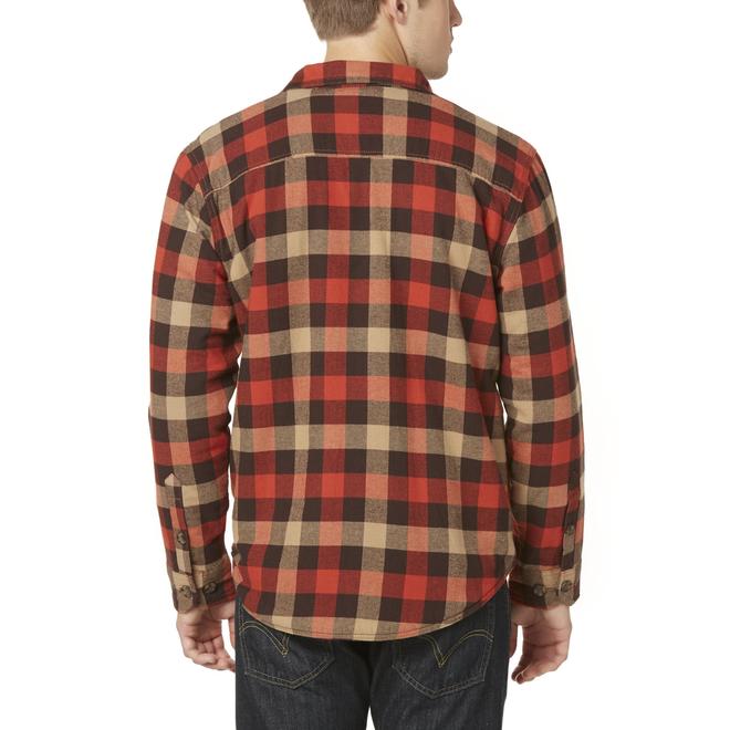 Outdoor Life Men's Flannel Shirt Jacket Plaid